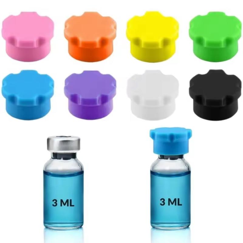 Reusable Bottle - 8 Stück Wiederverwendbare Rutschfeste Glasfläschchen-Silikonverschlüsse, Auslaufsicher,