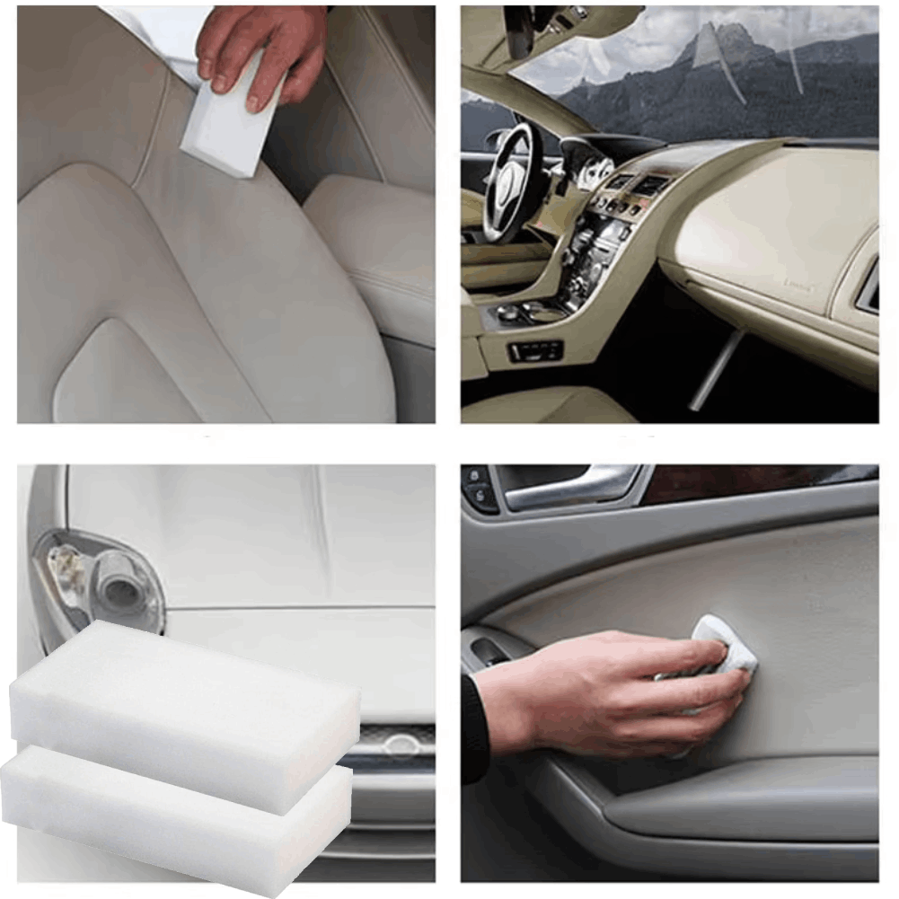 Eco Sponge - 1/50 Stück Melamin-Schwamm Magischer Schwamm-Radierer für