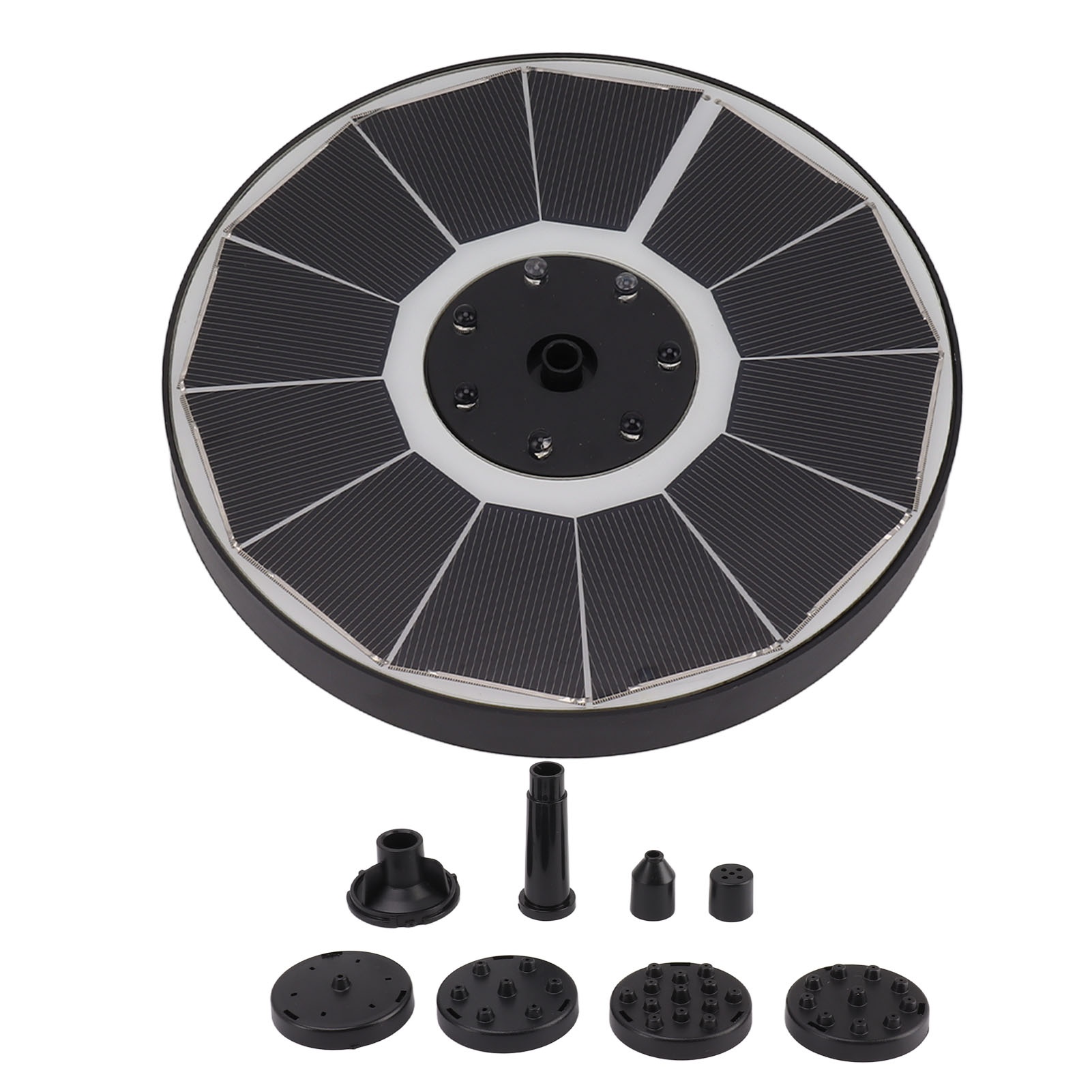 Solar Garden Light - Solar-Springbrunnenleuchte mit 8 Düsen, 3,5W, 900mAh,