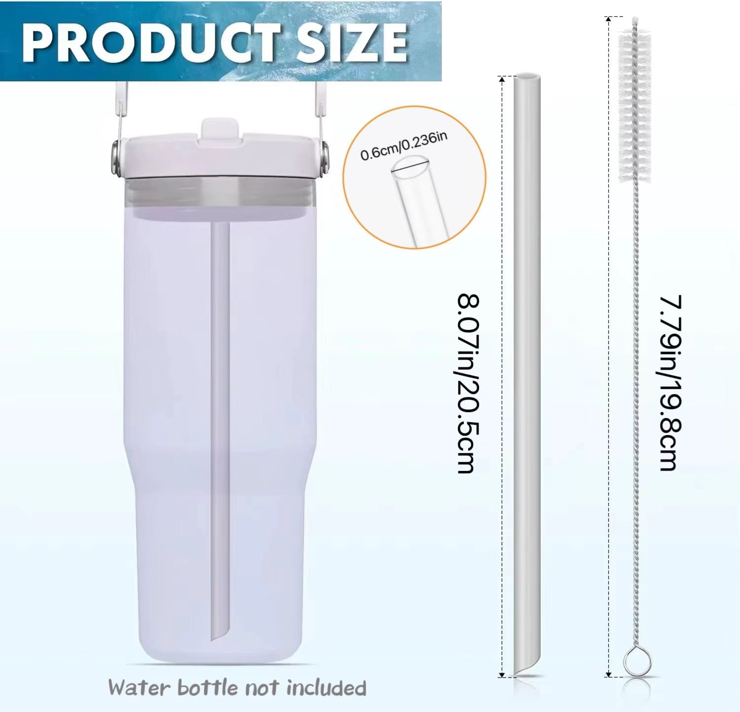 6 Stück wiederverwendbare Stro – Reusable Straw Bewertung und Preis