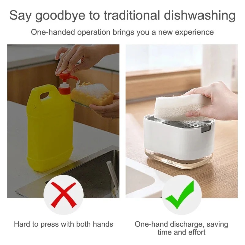 2-in-1 Spülmittelspender Flüss – Eco Sponge Bewertung und Preis