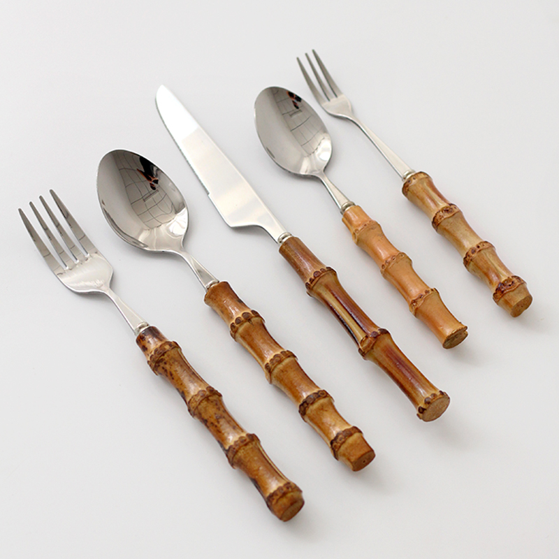 Edelstahl Besteck Set, Haushal – Bamboo Cutlery Bewertung und Preis